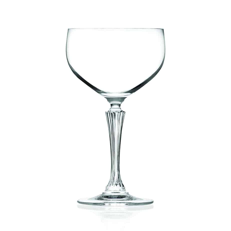 RCR Glamour Crystal Champagne Coupe Glass 470ml- Set of 6