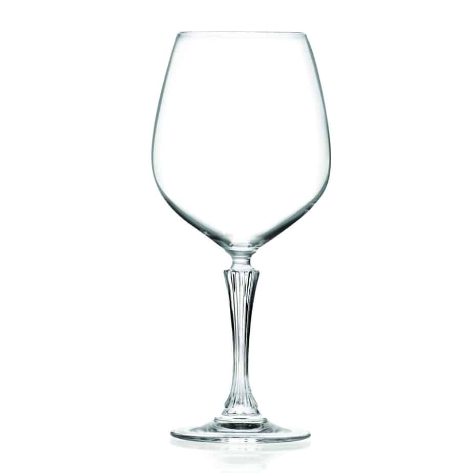 RCR Glamour Crystal Burgundy Wine Glass 800ml- Set of 6