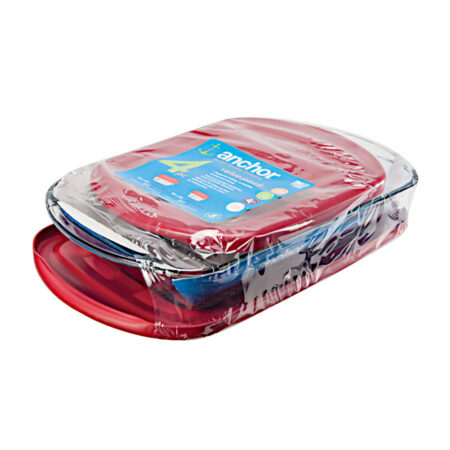 Anchor Hocking Essentials Glass Baking Dish Value Pack  4pc set