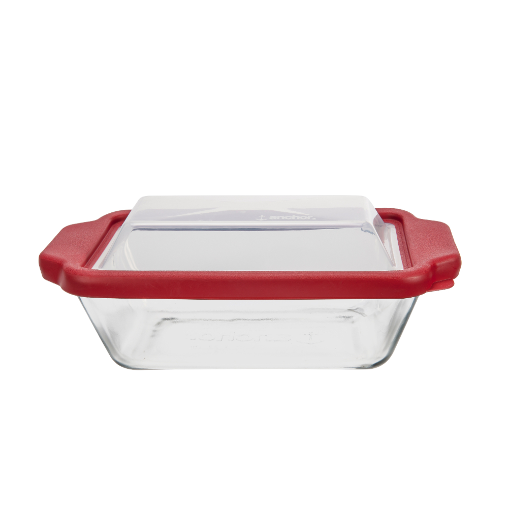 Anchor Hocking TrueFit™ Glass Loaf Dish with Truefit Lid 1420ml