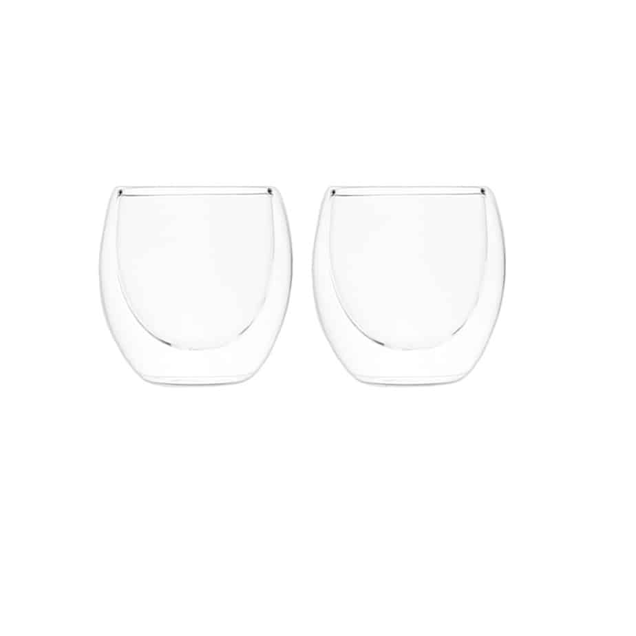 Bee Glass Double Walled Glass Shot 80ml Set of 2 - Image 2