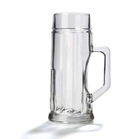 Oberglas Premium Ribbed Beer Glass Mug 300ml - Set of 6