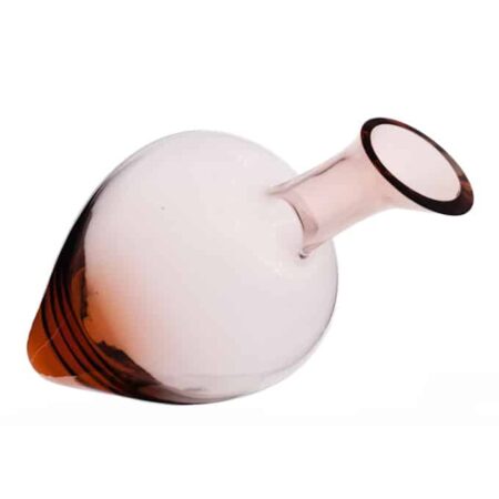 Crane Crystal Hand-Made Roller Decanter Glass 1800ml Rose