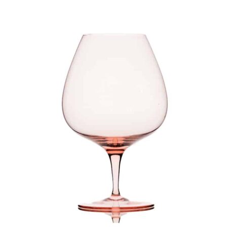 Crane Crystal Hand-Made Crystal Brandy/Cognac Glass 800ml Rose - set of 2