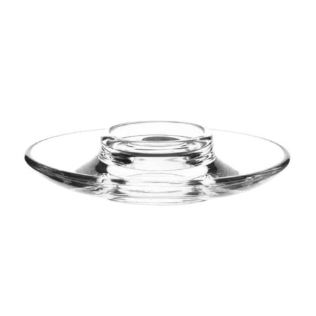 CRYSTAL GLASS CANDLE HOLDER