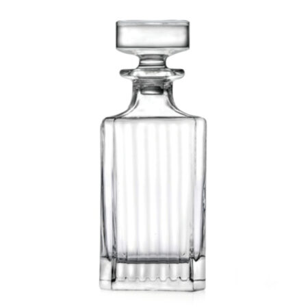 RCR Timeless Crystal Glass Whisky Decanter Bottle 750ml
