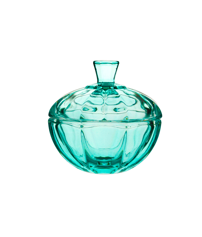 Irena Hamburg Crystal Candy Box 12cm turquoise