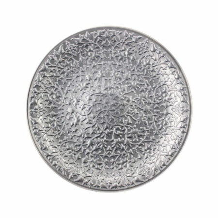 Irena Shiraz Crystal Underplate 35cm - Light Grey