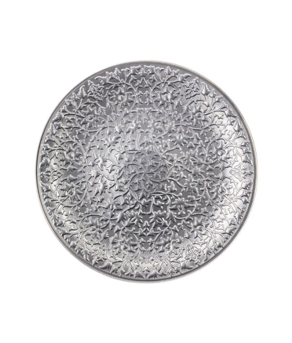 Irena Shiraz Crystal Underplate 35cm - Light Grey