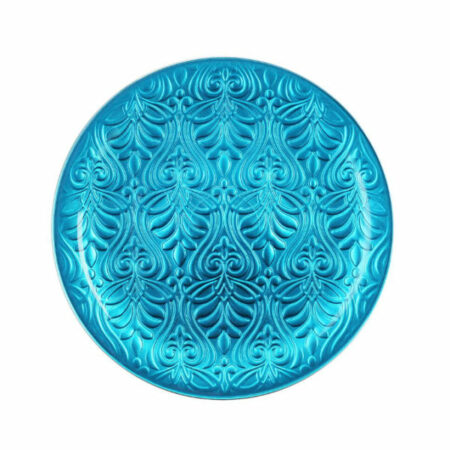 Irena Versailles Crystal Underplate 35cm - Turquoise