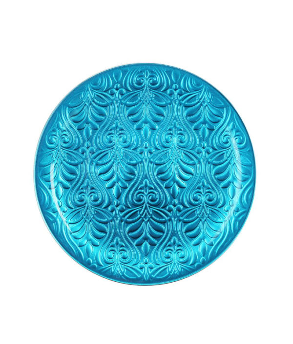 Irena Versailles Crystal Underplate 35cm - Turquoise