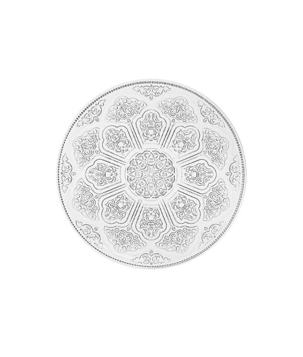 Irena Topkapi Crystal Glass Plate Clear 18cm - set of 6