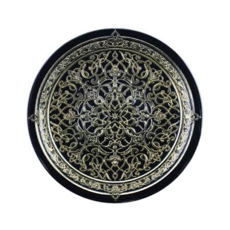 Irena Istanbul Crystal Underplate 35cm - Antracy & Gold
