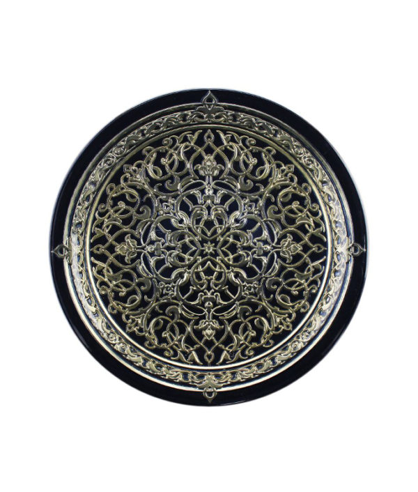 Irena Istanbul Crystal Underplate 35cm - Antracy & Gold