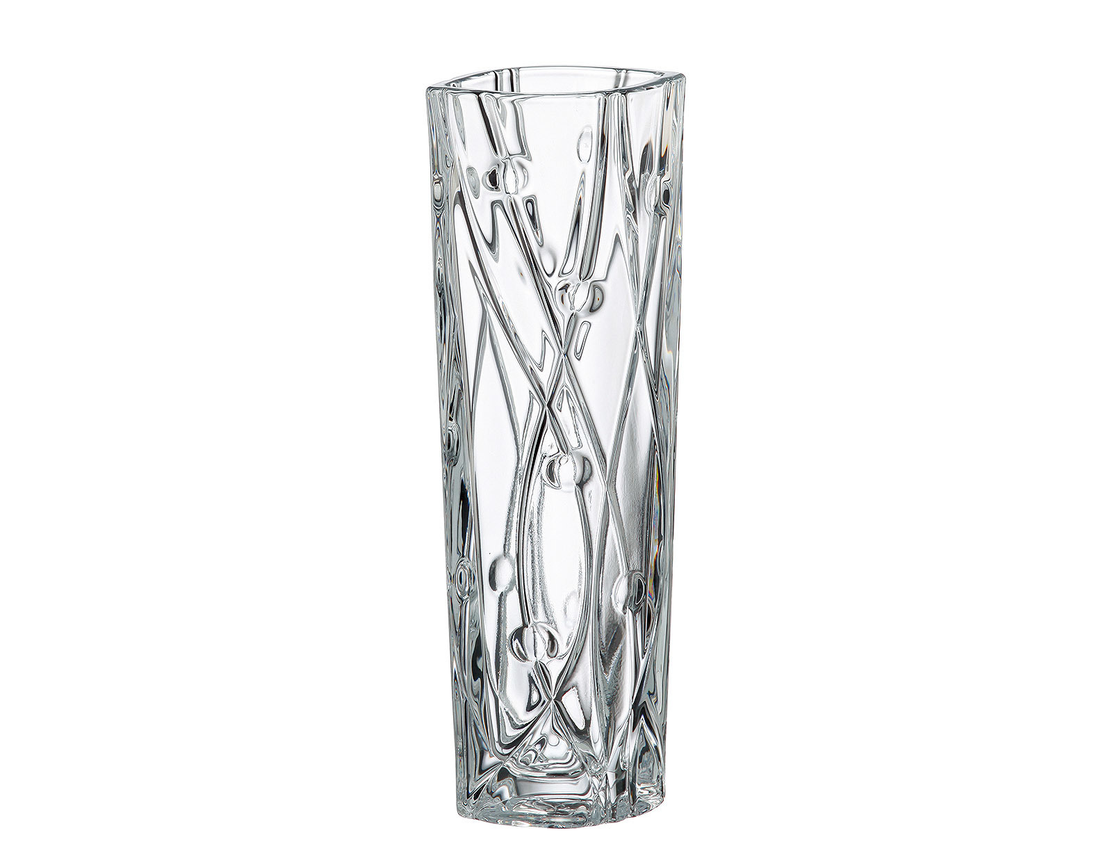 Crystalite Labyrinth Crystal Glass Vase 255 mm
