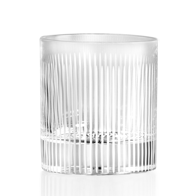 RCR LEONARDO HANDMADE CRYSTAL DOF TUMBLER GLASS 290ML - SET OF 2
