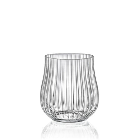 Crystalex Tulipa Optic Crystal Tumbler Glass 350ml - set of 6