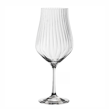Crystalex Tulipa Optic Crystal Red Wine Glass 550ml - set of 6