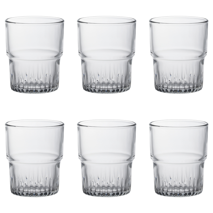 Duralex Empilable Temp Glass Tumbler 200ml - set of 6 - Image 2