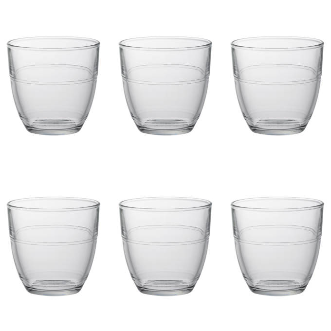 Duralex Gigogne Clear Tumbler 220ml - set of 6 - Image 2