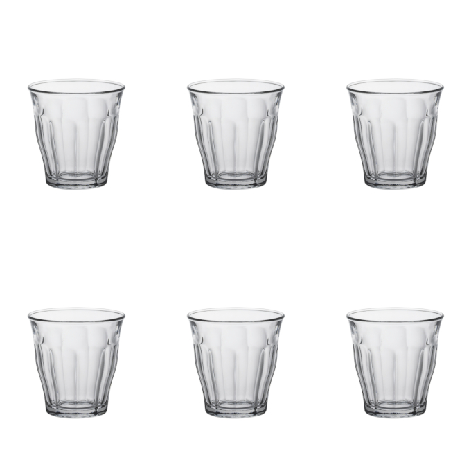 Duralex Picardie Clear Tumbler 90ml - set of 6 - Image 2