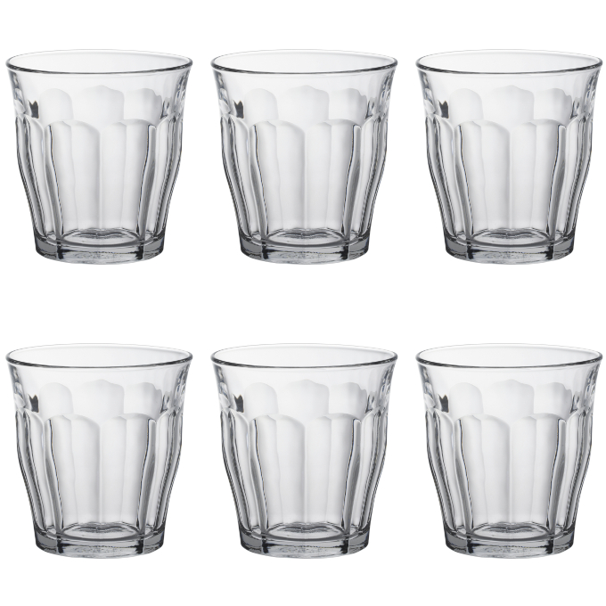 Duralex Picardie Clear Temp Glass Tumbler 310ml - set of 6 - Image 2