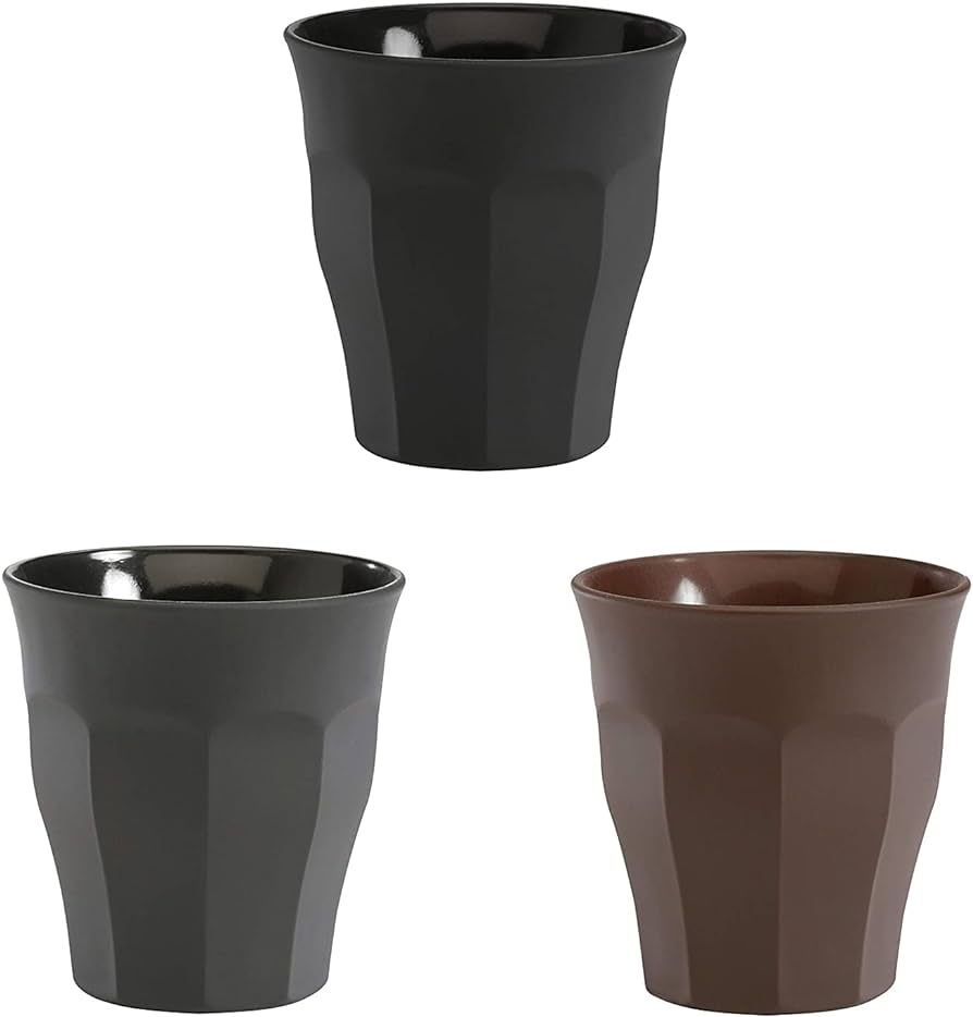 Duralex Picardie Soft Touch Mixed Tumbler 90ml - set of 6
