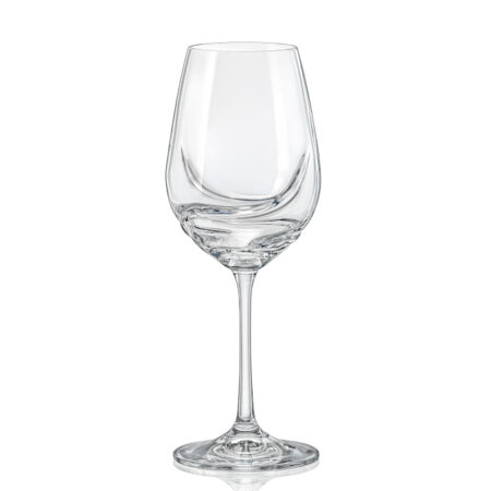 Crystalex Turbulence Crystal White Wine Glass 350ml - set of 2