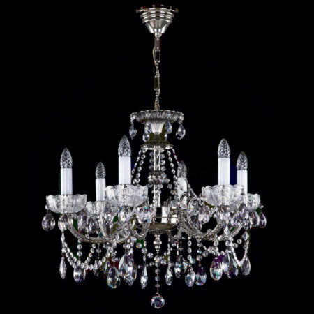 Crystal Chandelier CR 0006-06-30 Nickel Antique 8006