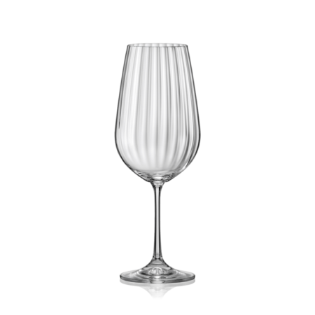 Crystalex Waterfall Crystal Red Wine 550ml - set of 6