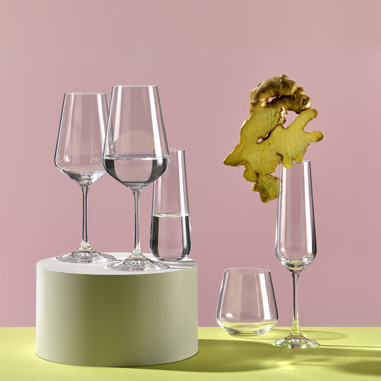 Crystalex Sandra Crystal Stemless Flute 250ml - set of 6 - Image 2