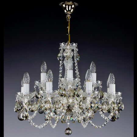 Crystal Chandelier Carmen Nickel 8007