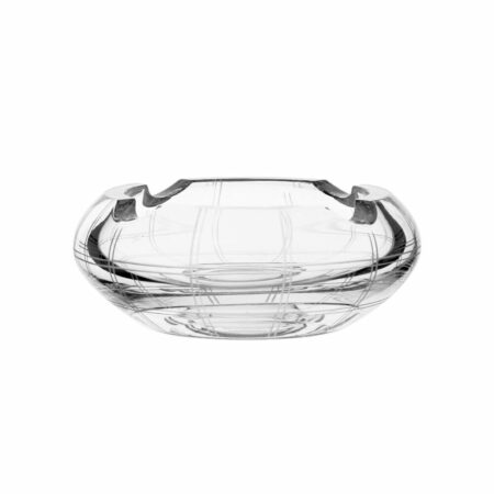 BOHEMIAN CRYSTAL LARGE ASHTRAY TAURITO 165 MM