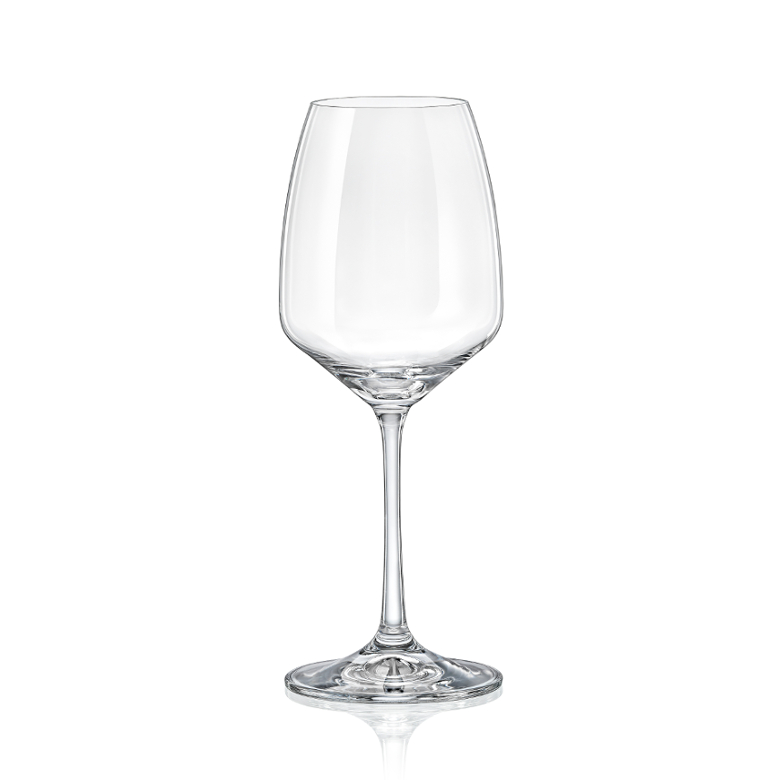 Crystalex Giselle Crystal White Wine 340ml - set of 6