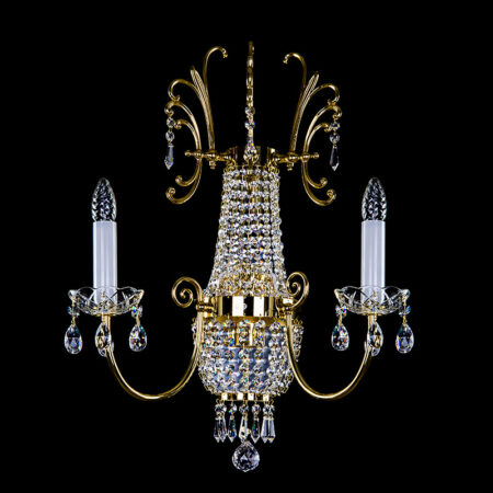 Crystal Chandelier Wall Lamp Hillary 390x600 WL
