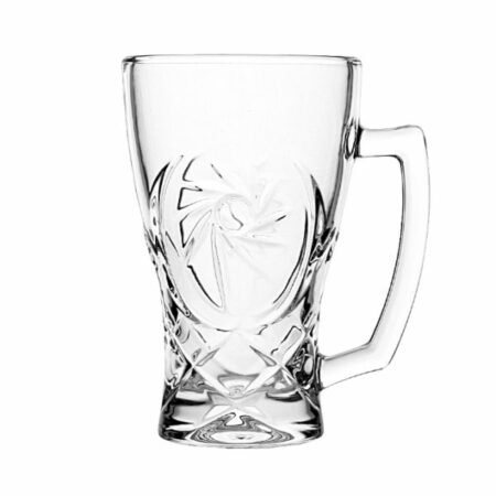 IRENA PINWHEEL CRYSTAL GLASS TEA MUG 250ML
