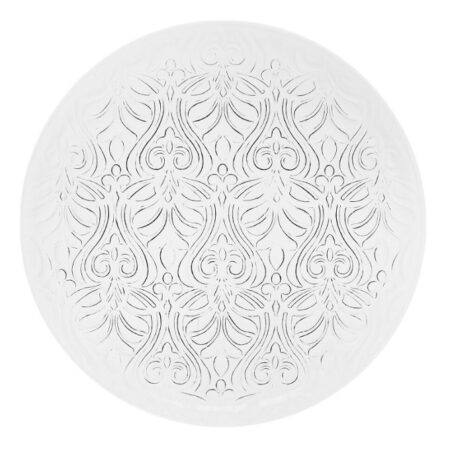 IRENA VERSAILLES CRYSTAL GLASS PLATE CLEAR 35CM