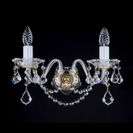 Crystal Chandelier Wall Lamp Kim II Drops WL