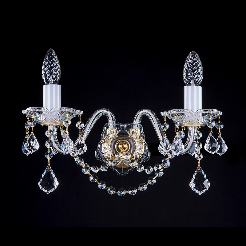 Crystal Chandelier Wall Lamp Kim II Drops WL