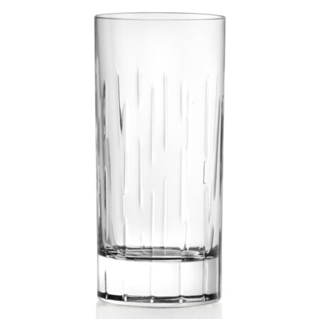 RCR MONNALISA HANDMADE CRYSTAL HIGHBALL TUMBLER GLASS 360ML - set of 2