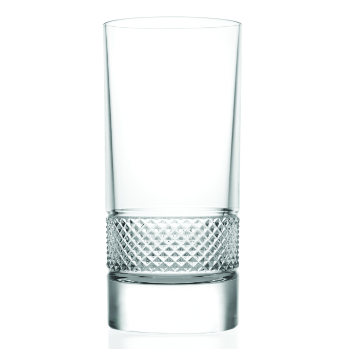 RCR Fiesole Crystal Highball Tumbler Glass 360ml - set of 2