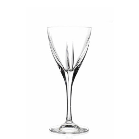 RCR Fusion Crystal White Wine Goblet Glass 250ml - set of 6