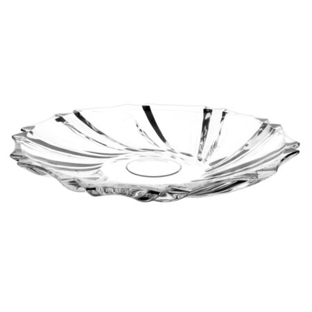 IRENA PARIS CRYSTAL GLASS PLATE CLEAR 29cm