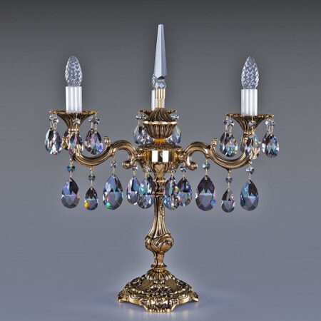 Crystal Chandelier SONA III Brass Antique 8006 TL