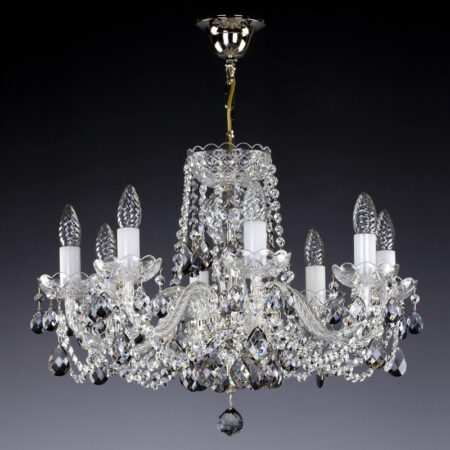 Crystal Chandelier Tatana VIII Nickel 8006