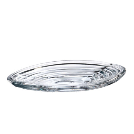 WAVE CRYSTAL GLASS PLATE 36cm
