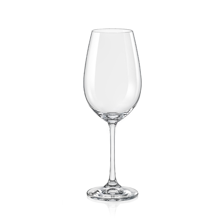 Crystalex Viola Crystal White Wine 350ml - set of 6