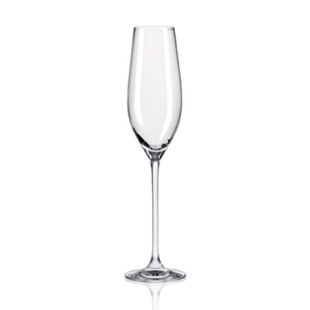 Anniversaire Champagne Crystal Glass 235ml - set of 6