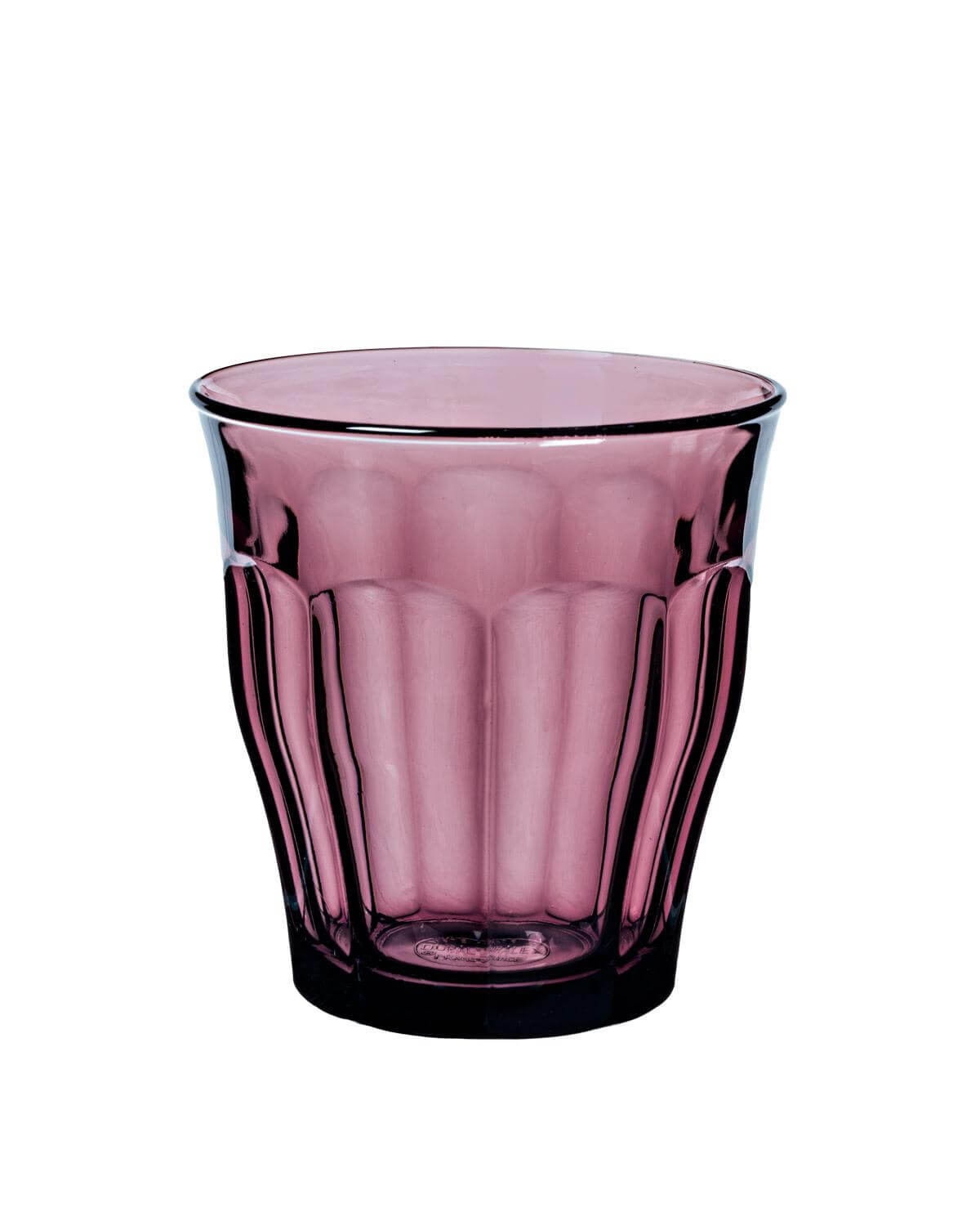 Duralex Picardie Plum Temp Glass Tumbler 250ml - set of 4