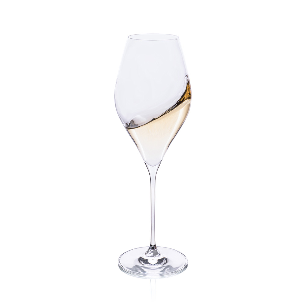 Swan Crystal Wine Glass 430ml - set of 6 - Image 2
